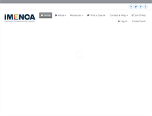 Tablet Screenshot of imenca.com